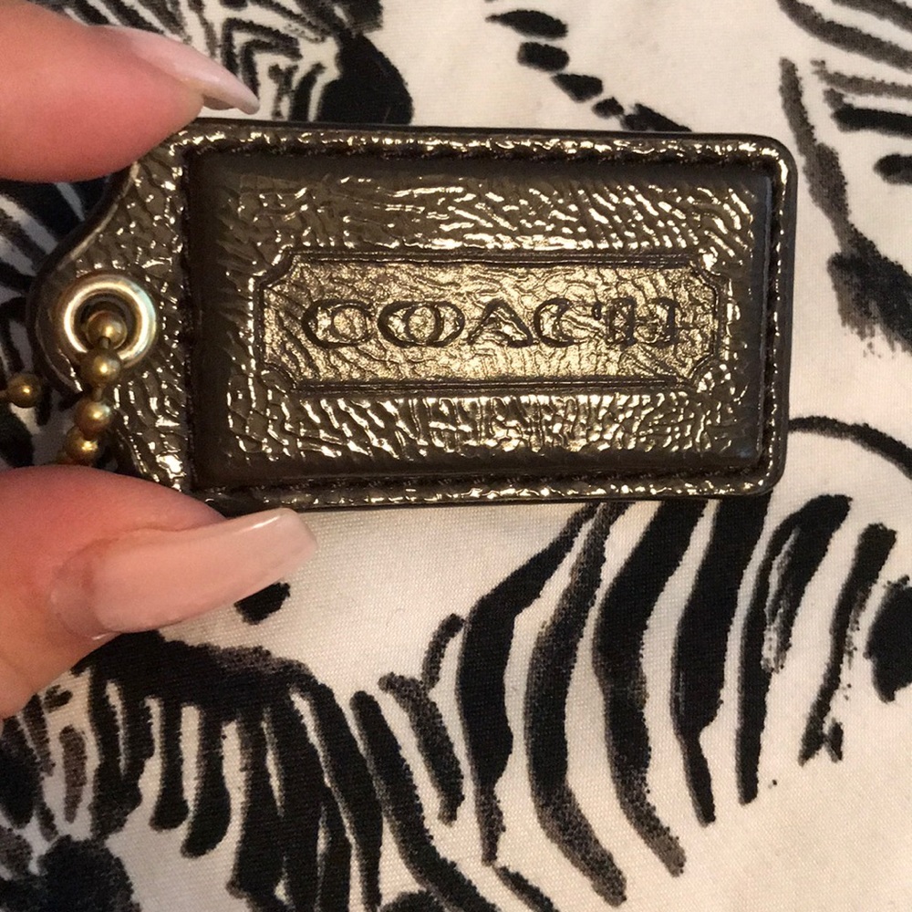 Authentic Coach Leather Keychain - Picture 2 of 2